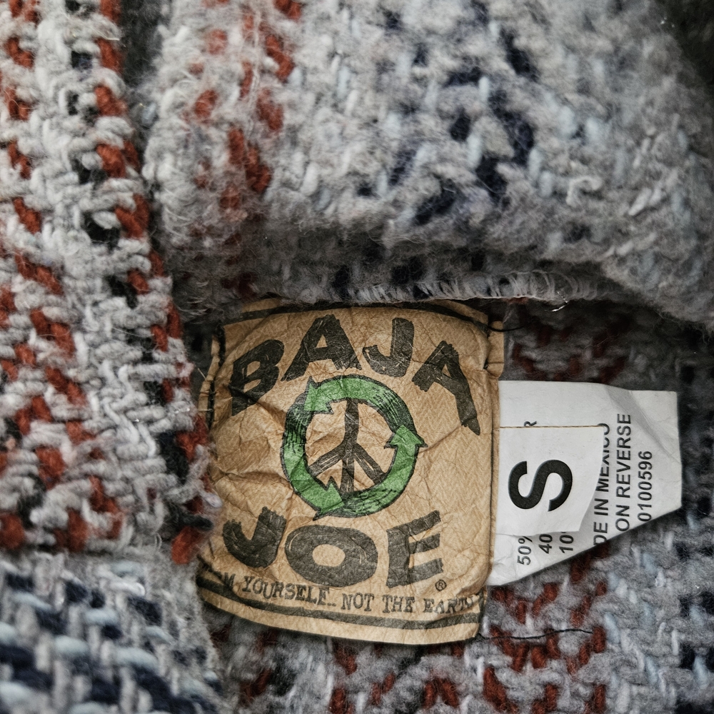 BAJA JOE Mexican Blanket Men's Hoodie - Picture 4 of 5